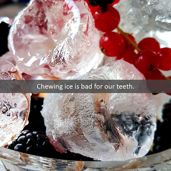 Chewing Ice Is Bad for Our Teeth - Magnolia Dental | Dentist in ...